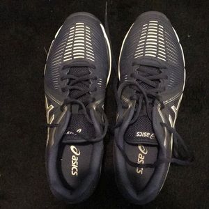 ASICS navy blue running/athletic shoes